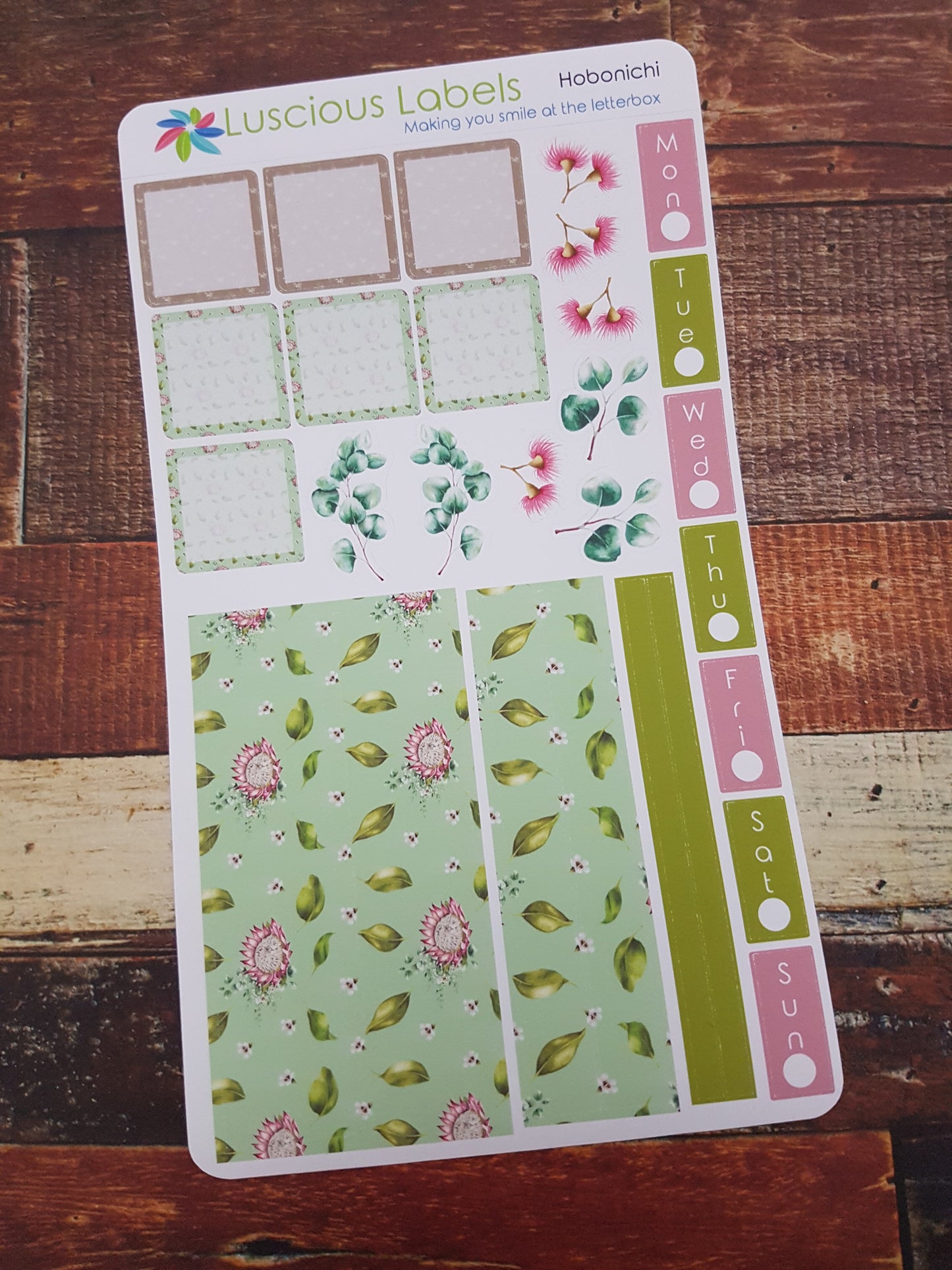 Weeks Kits for Small Planners - Painted Protea