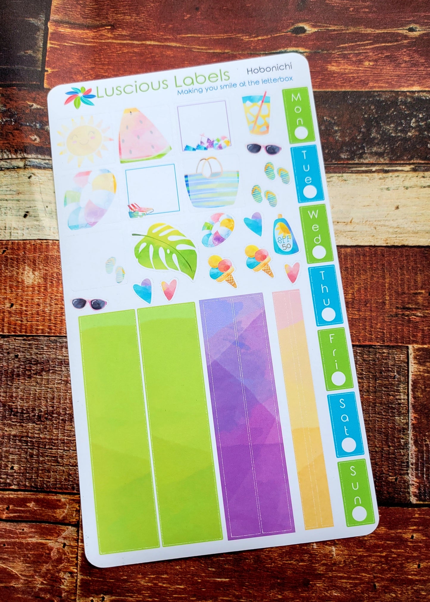 Weeks Kits for Small Planners - Summer Splash