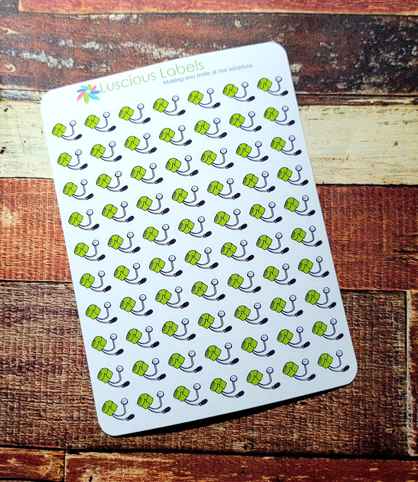 Mini Icon Medical Doctor Appointment Blood Pressure Planner Stickers