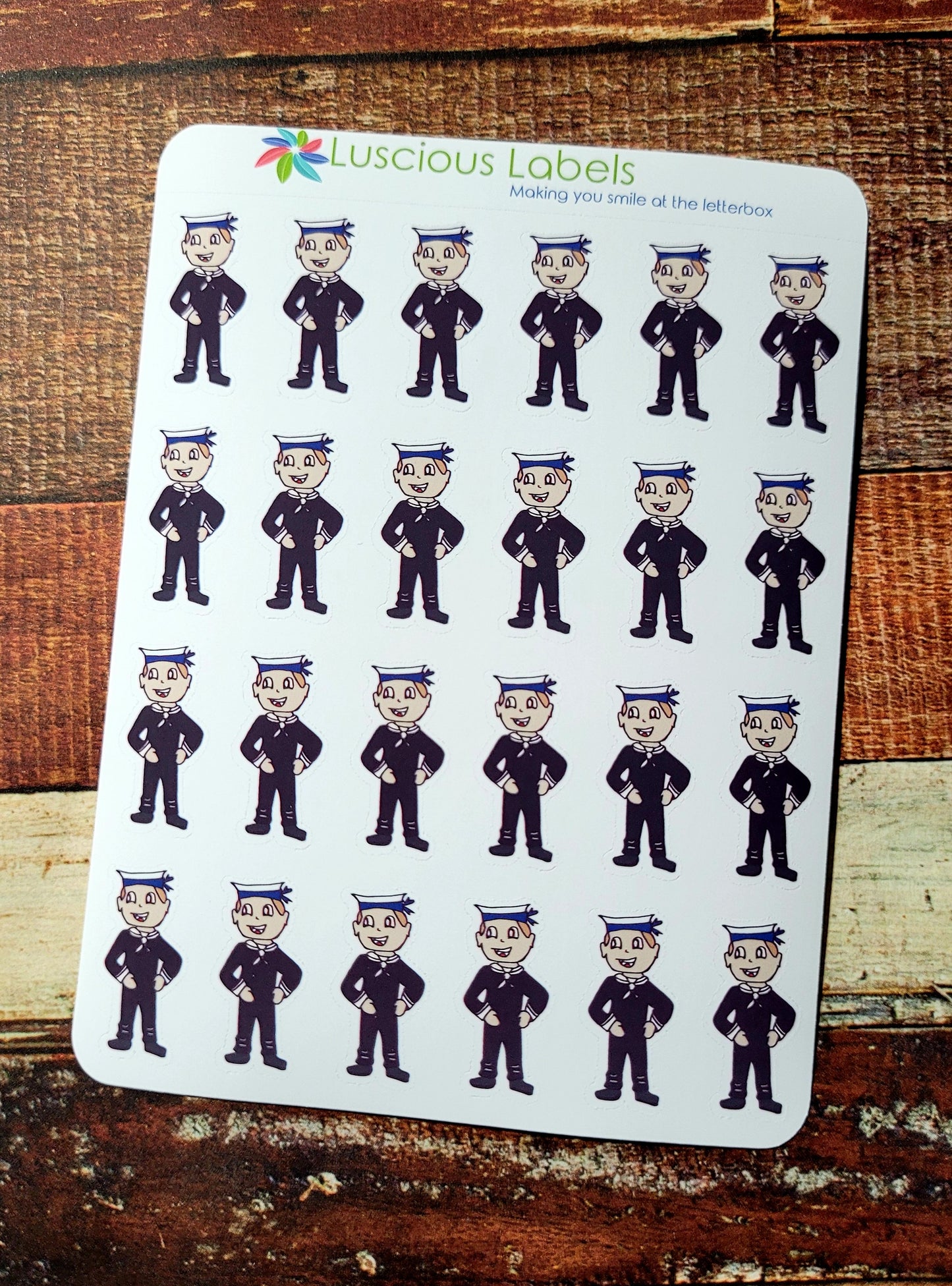 Australian Sailor Planner Stickers