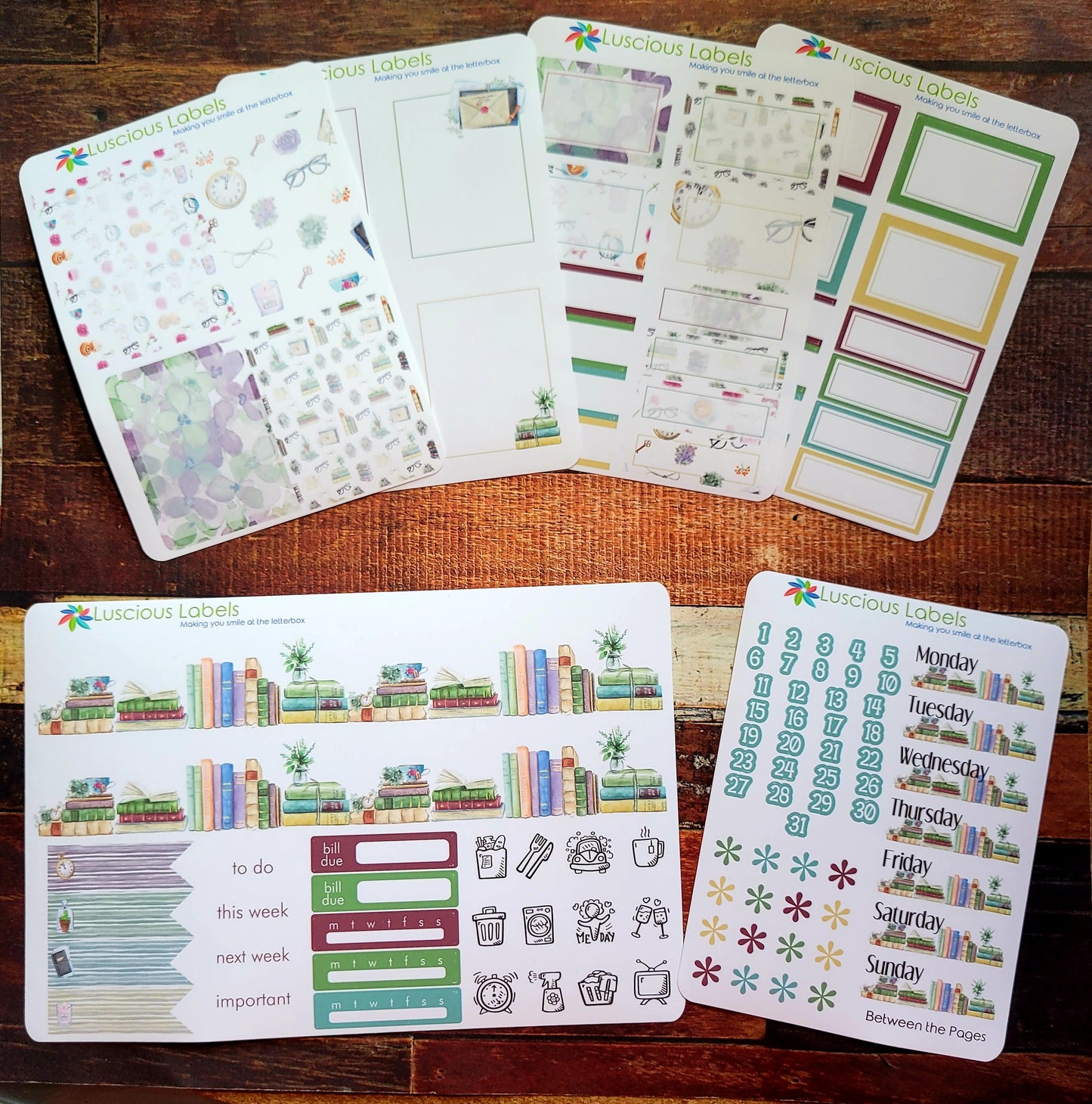 Between the Pages Weekly Planner Kit