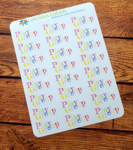 Playgroup Stickers