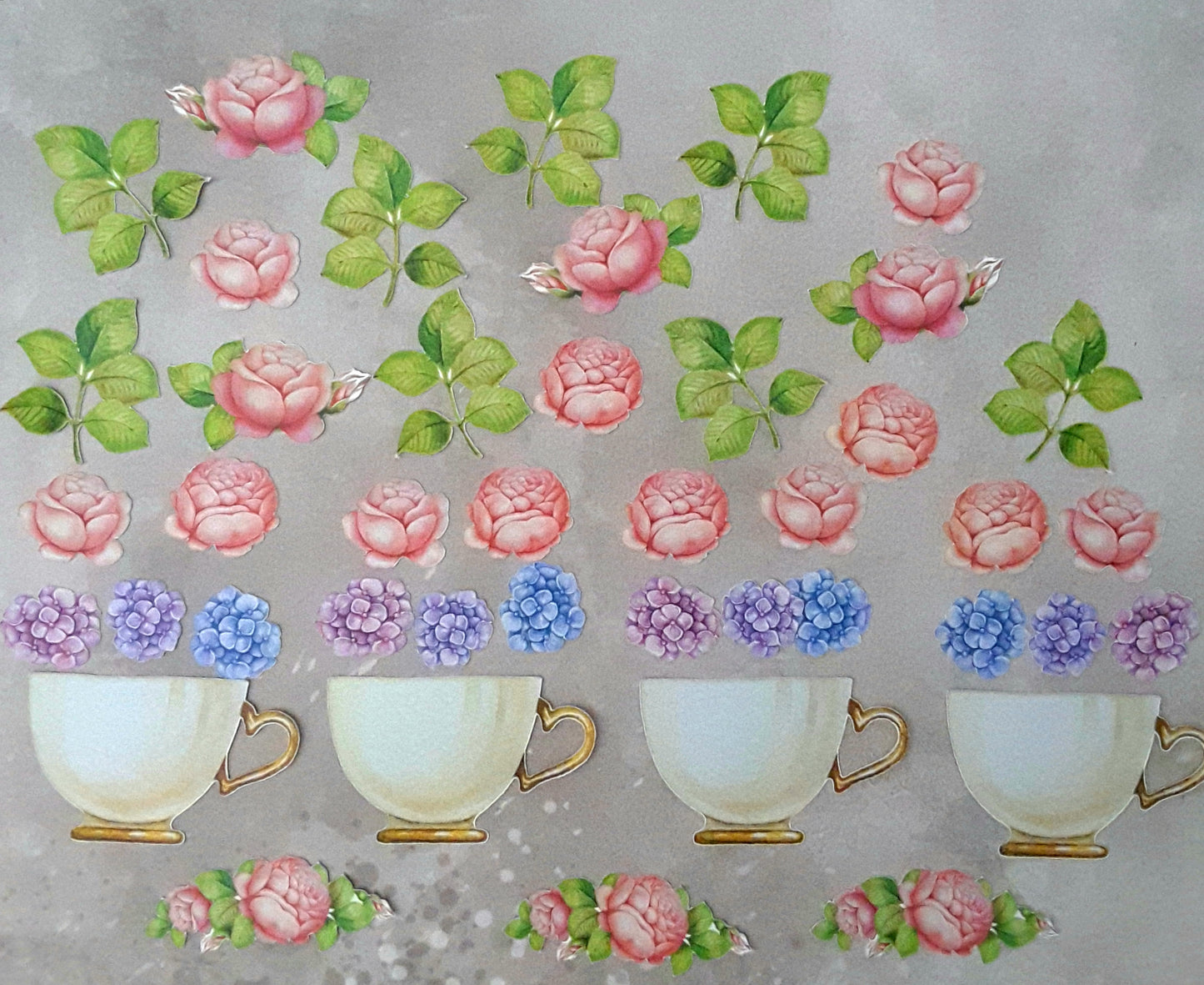 Floral Romance Collection Die Cuts