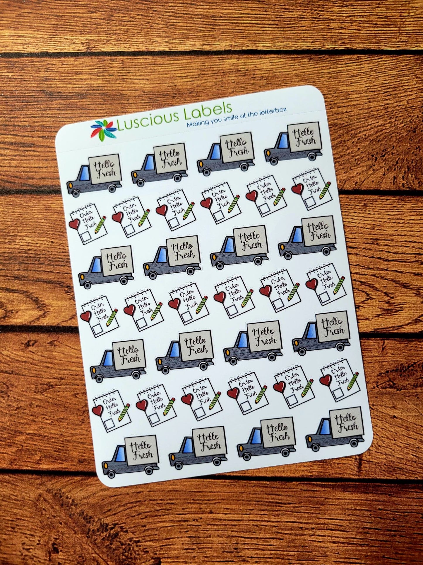 Meal Program Delivery Stickers