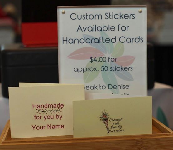 Custom Made By Card Stickers – Luscious Labels