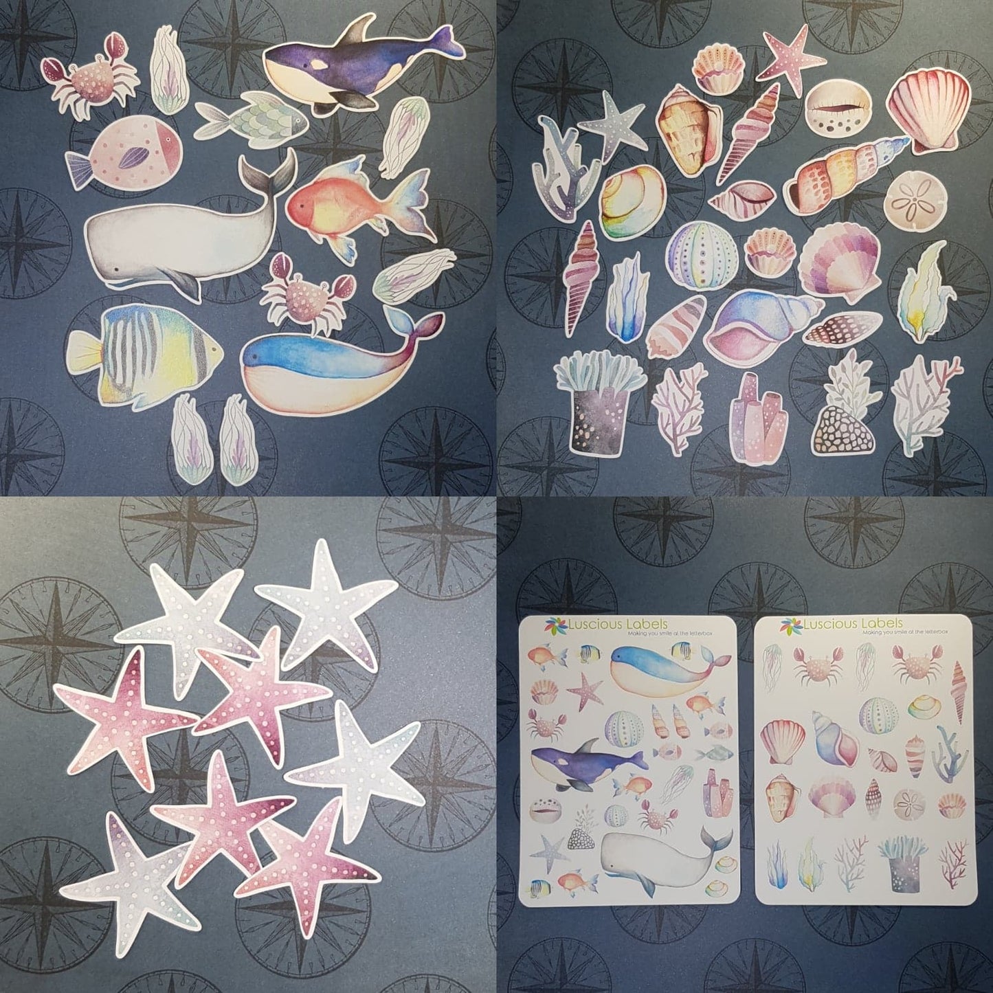 Ocean Life Decorative Stickers