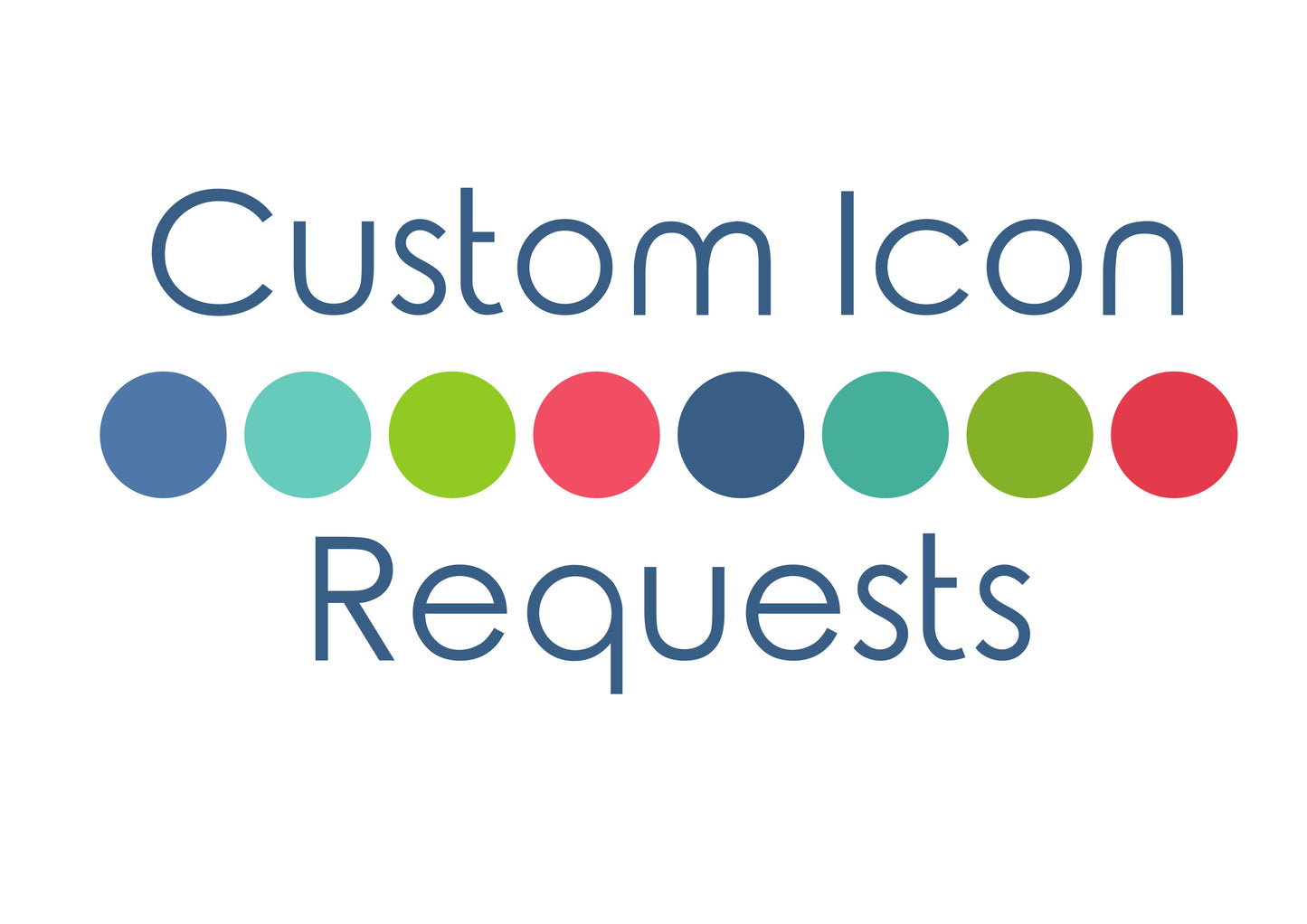 Custom Icon Stickers