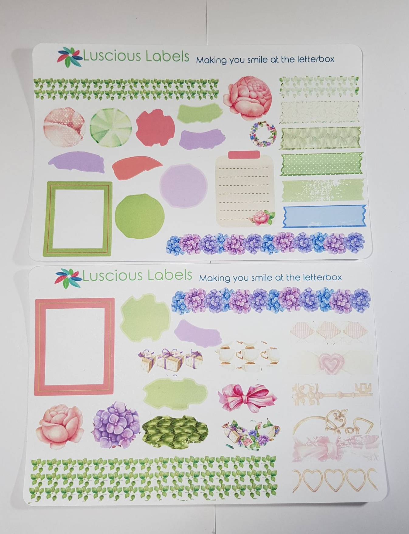 Floral Romance Decorative Journaling Stickers