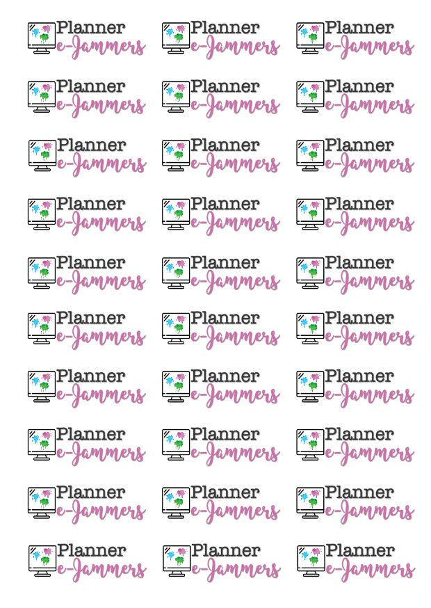 Planner e-Jammer Digital Stickers - Printable Only