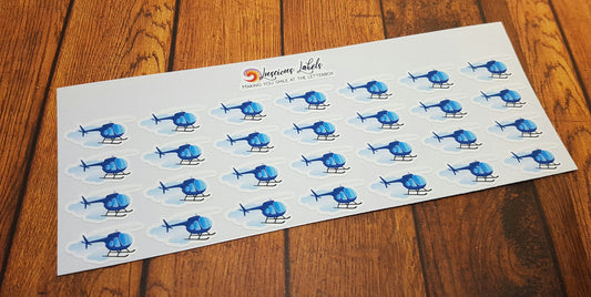 Helicopter Planner Stickers